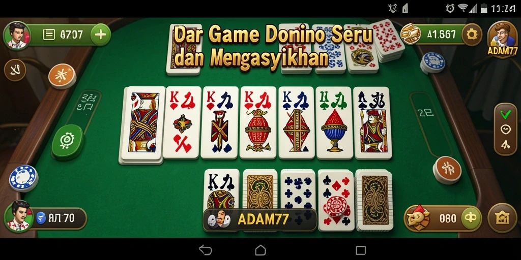 Tampilan gameplay ADAM77 yang seru dan menarik.