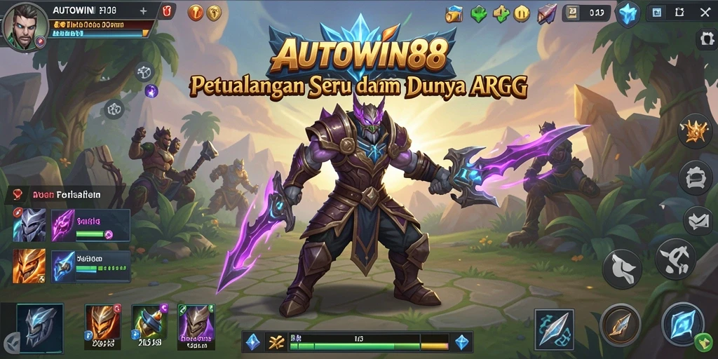 Screenshot menampilkan aksi seru dalam pertempuran ARPG AUTOWIN88.