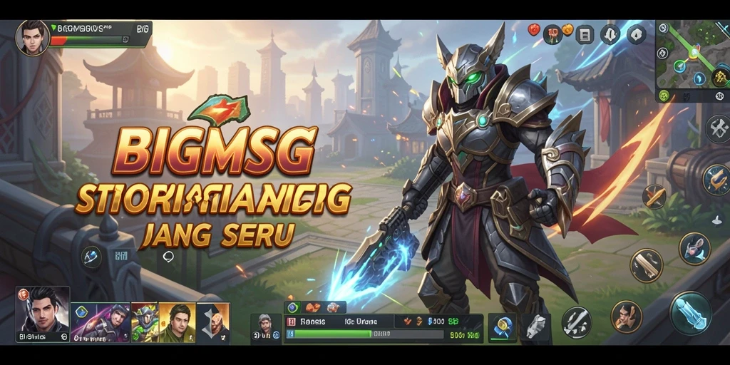 Tampilan gameplay menarik di BIGMSG dengan strategi mendalam.