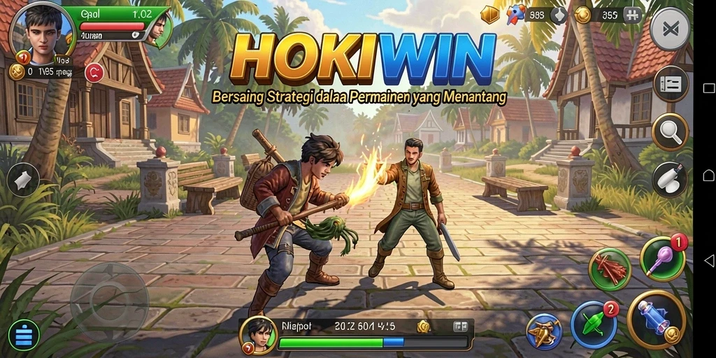Tampilan menarik saat gameplay HOKIWIN dengan berbagai strategi yang digunakan.
