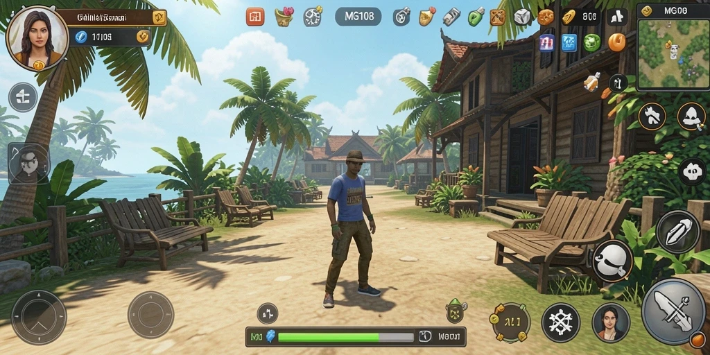 Tampilan menarik gameplay <strong>MG108</strong> yang menyenangkan dan penuh tantangan.