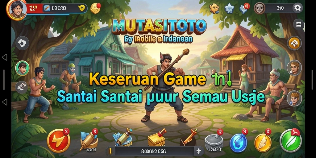 Tampilan gameplay menarik dari MUTASITOTO yang penuh warna.