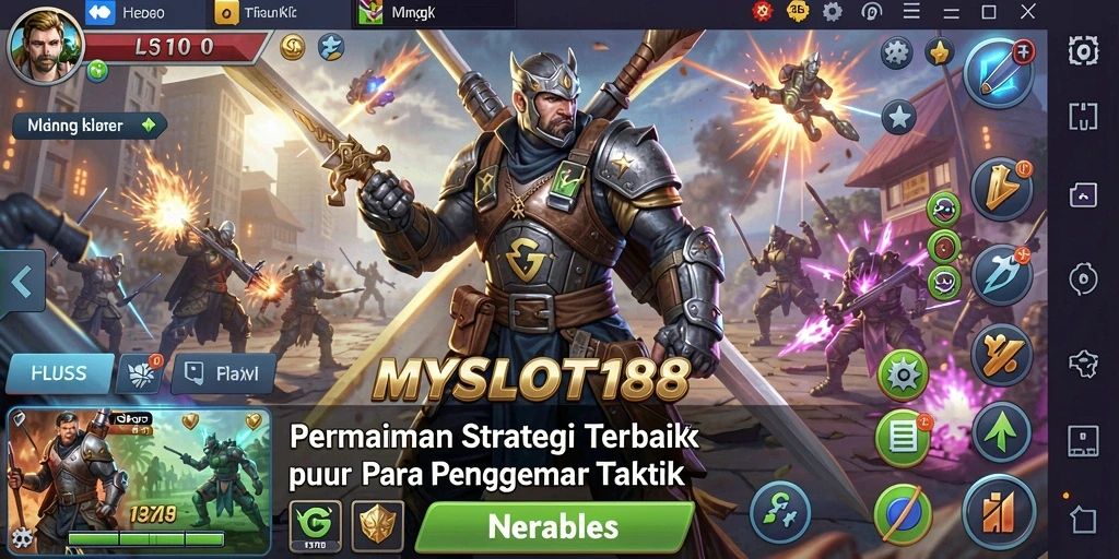 Tampilan gameplay seru dalam MYSLOT188 dengan strategi yang mendalam.