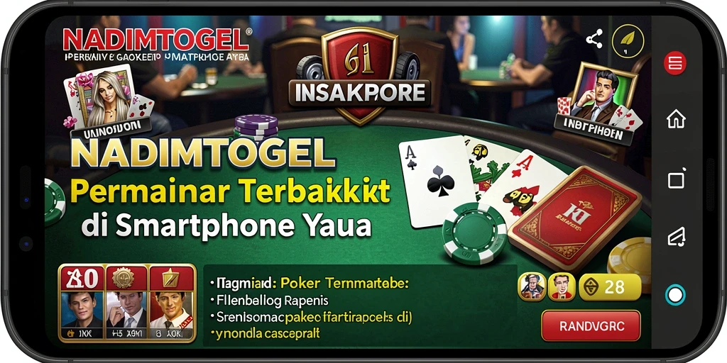 Tampilan gameplay seru dalam NADIMTOGEL yang menampilkan aksi Poker.