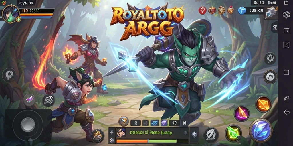 Tampilan gameplay yang mendebarkan dalam ARPG ROYALTOTO.