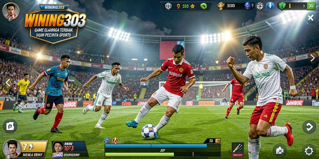 Tampilan gameplay <strong>WINNING303</strong> dengan aksi seru olahraga.